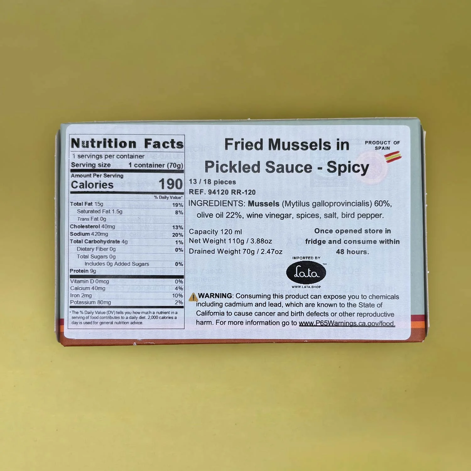 A Conserveira Selección Mussels in Spicy Pickled Sauce - Image 4