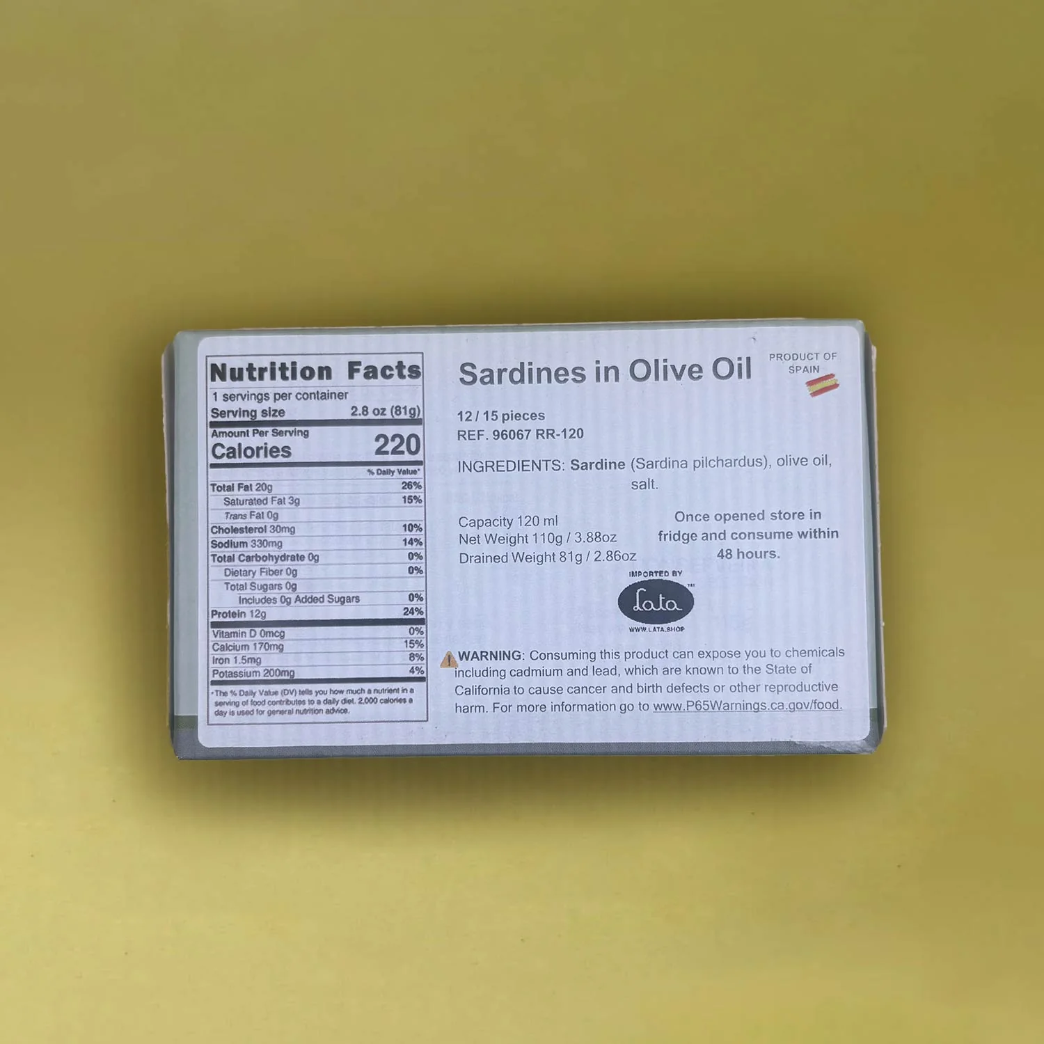 A Conserveira Selección Small Sardines in Olive Oil 12/15 pieces - Image 2