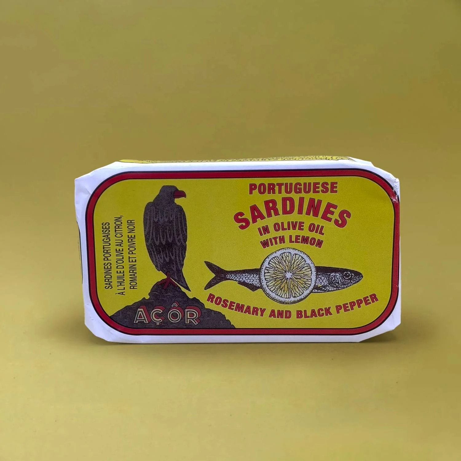 Açôr Sardines with Lemon, Rosemary and Black Pepper in Olive Oil