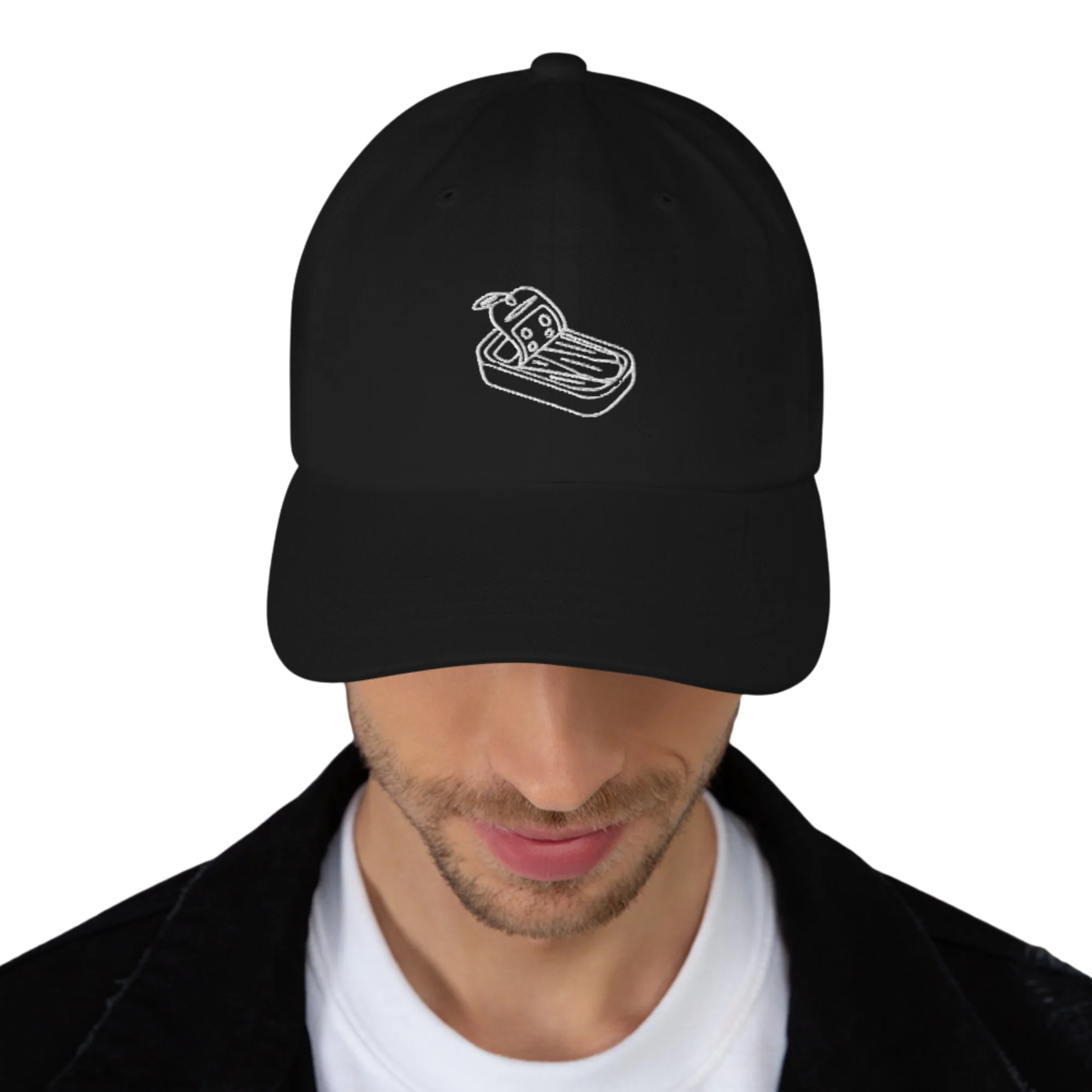 Opened Tin Dad Hat
