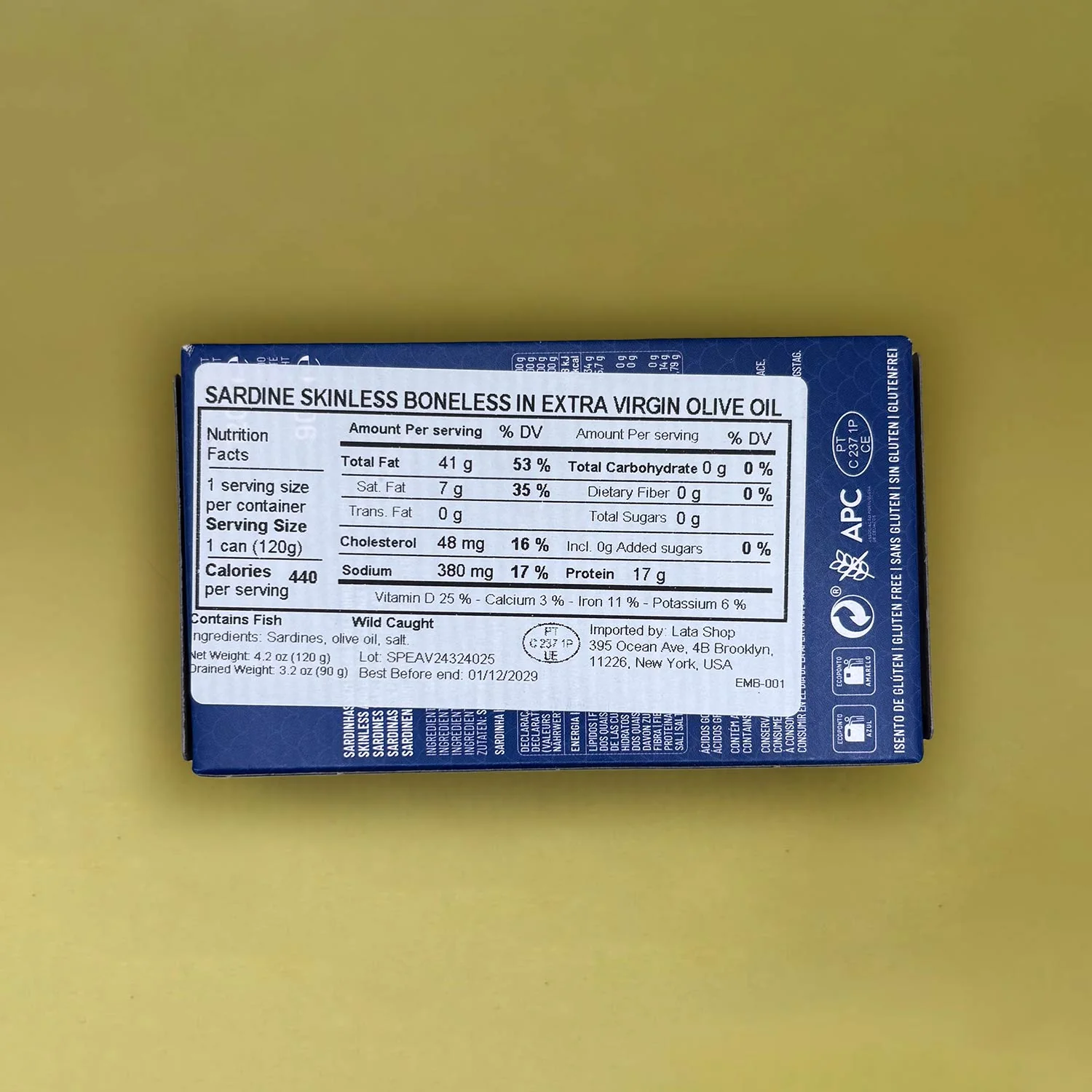 Manná Skinless and Boneless Sardines in EVOO - Image 2