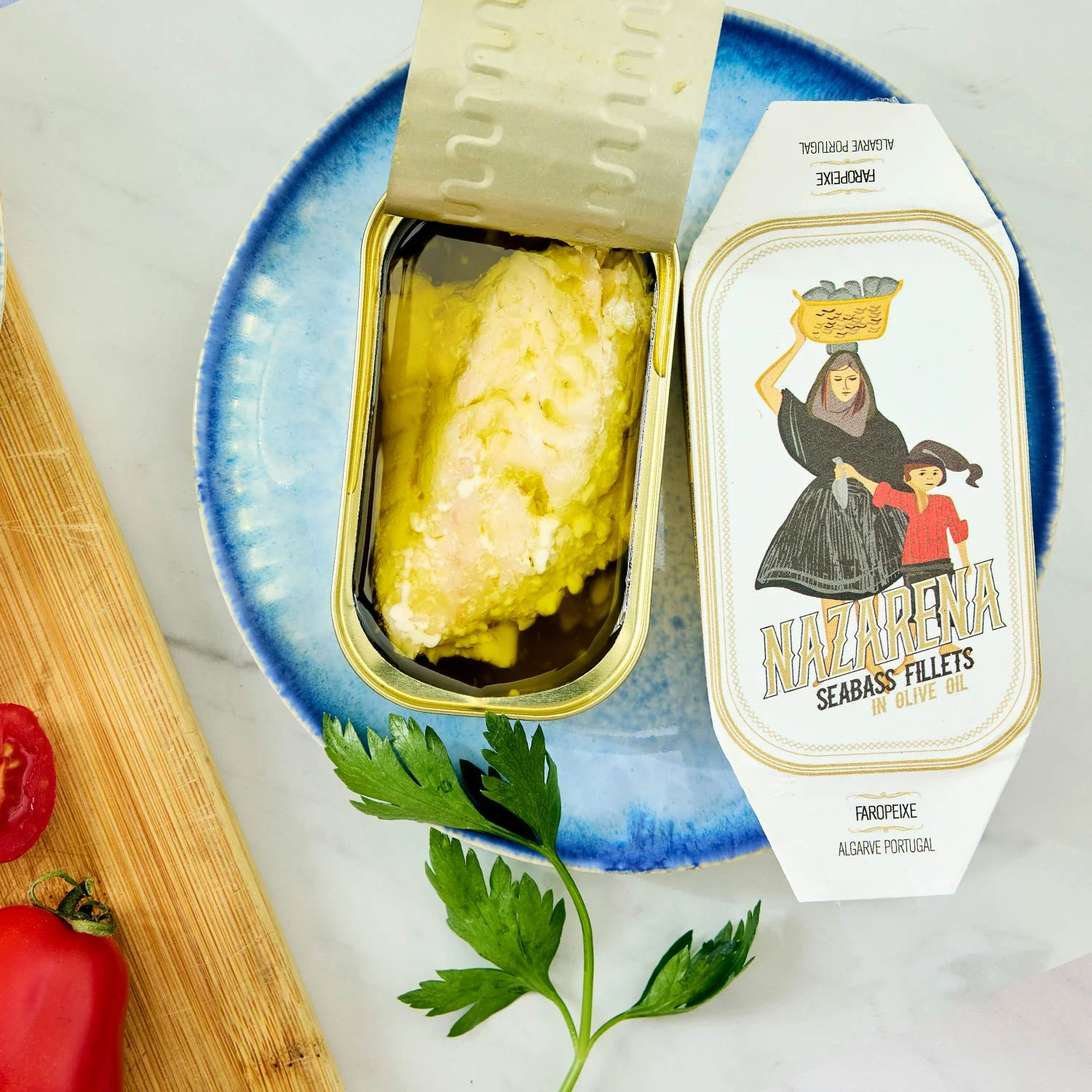 Nazarena Sea Bass Fillets in Olive Oil - Image 2