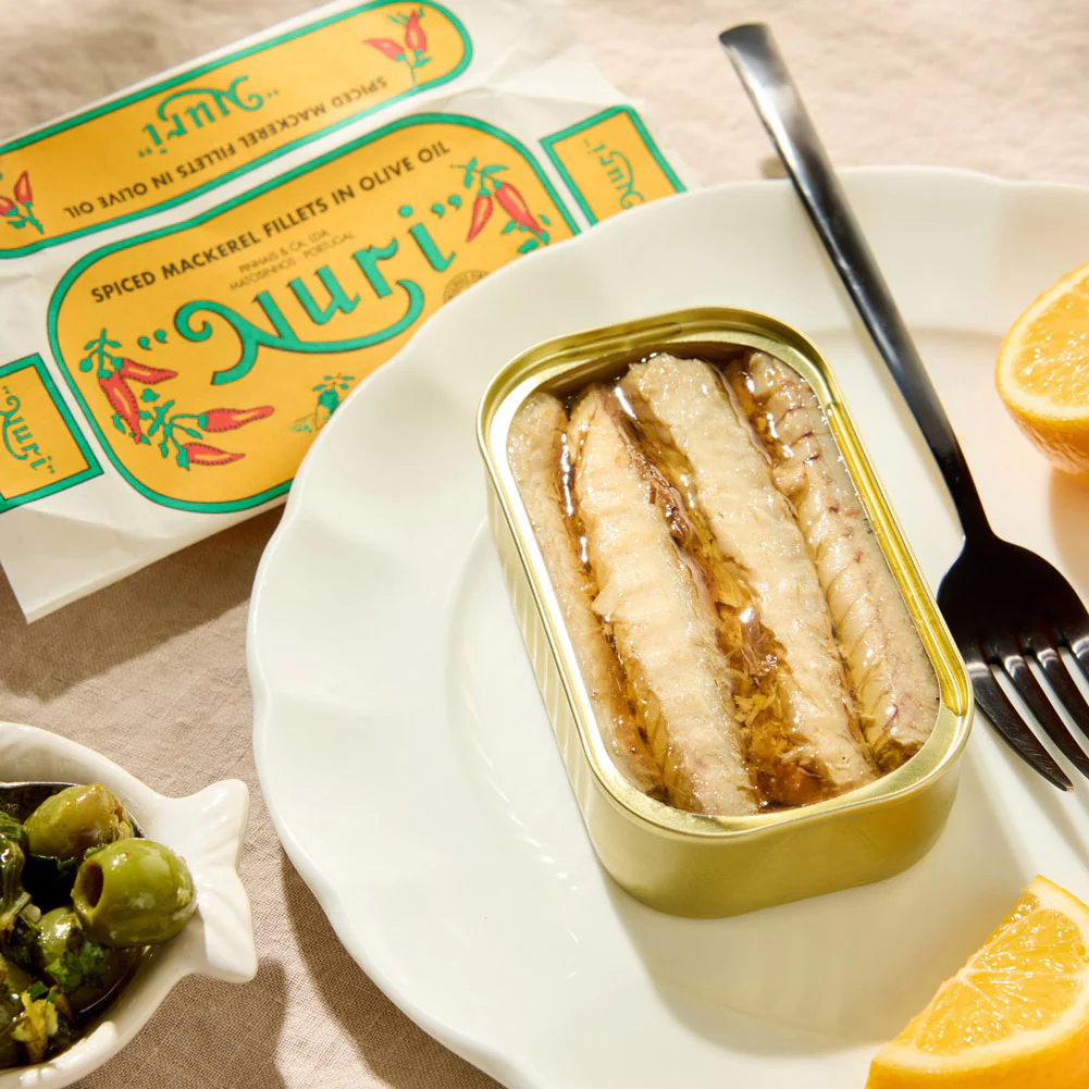 Nuri Spiced Mackerel Fillets in Olive Oil (Skinless and Boneless) - Image 3
