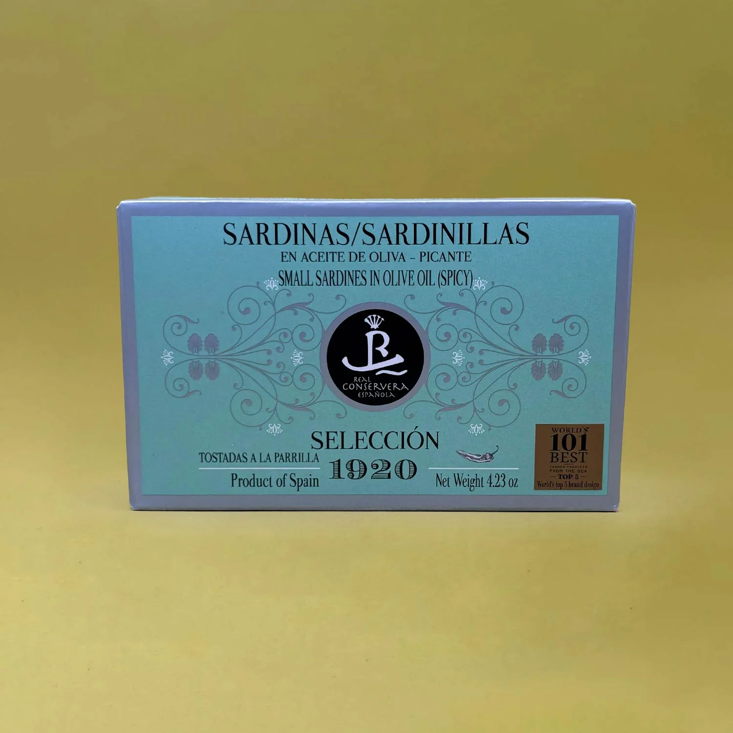 Real Conservera Española Small Sardines in Spicy Olive Oil - Selección 1920