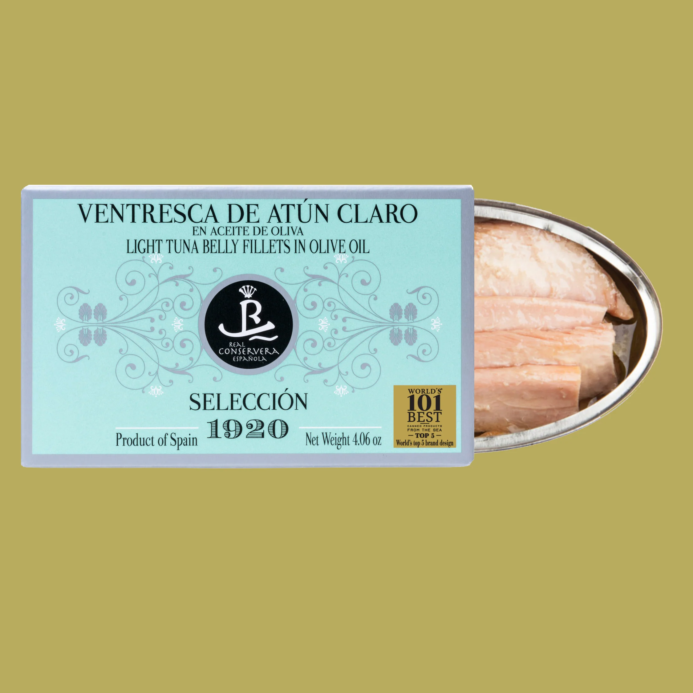 Real Conservera Española Yellowfin Tuna Belly "Ventresca" in Olive Oil - Selección 1920 - Image 3