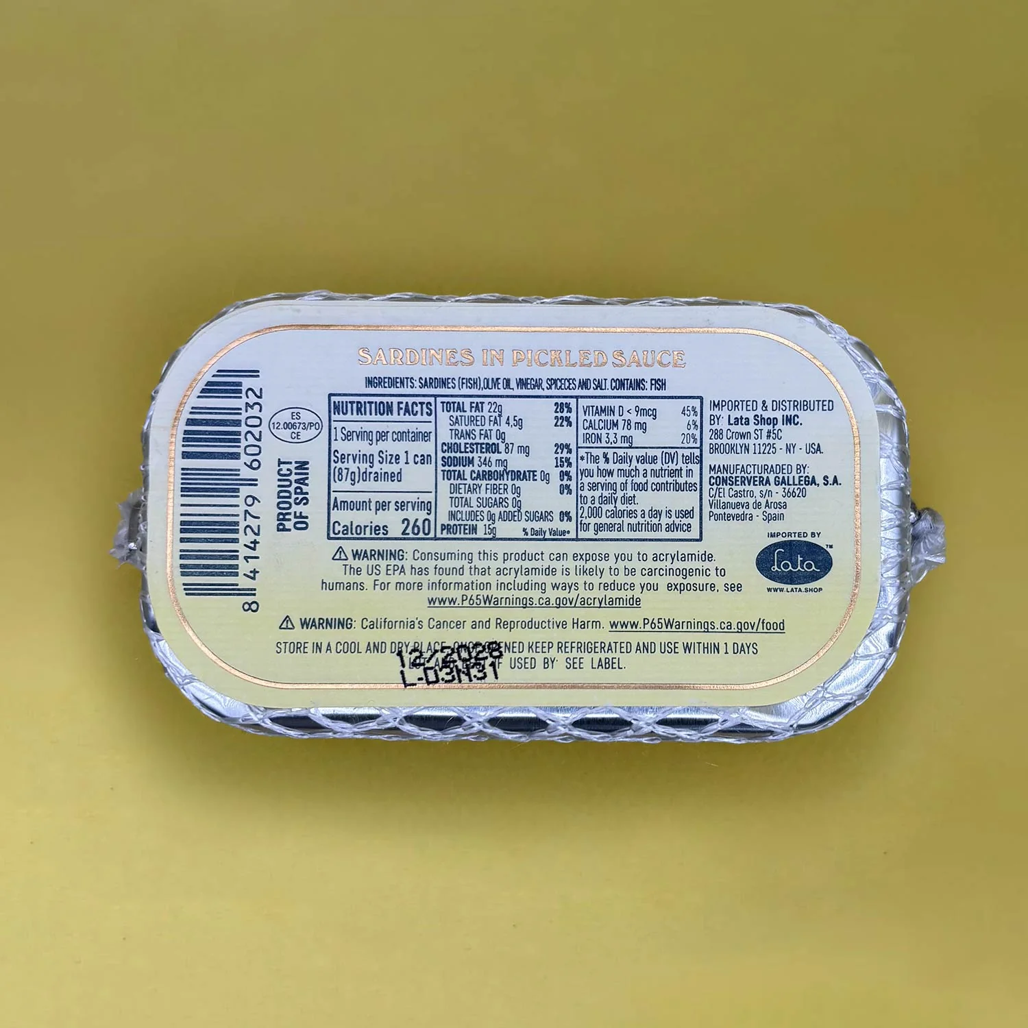 Paco Lafuente Sardines in Pickled Sauce - Image 2